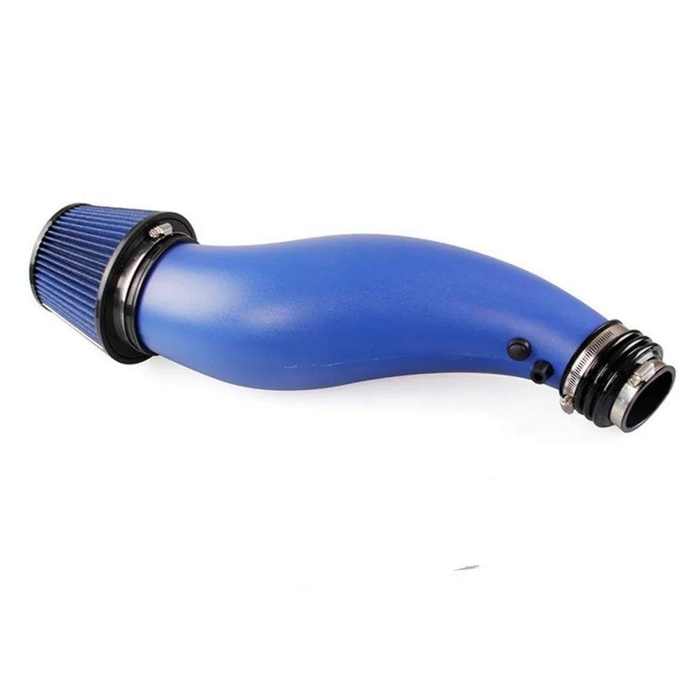 Ansaugrohr Für Auto Luftansaugrohr Für 92-00 EK EG Luftfilter Ansaugrohr Schwarz Rot Blau Echt Carbon Lufteinläss(Blue) von Mingbereit