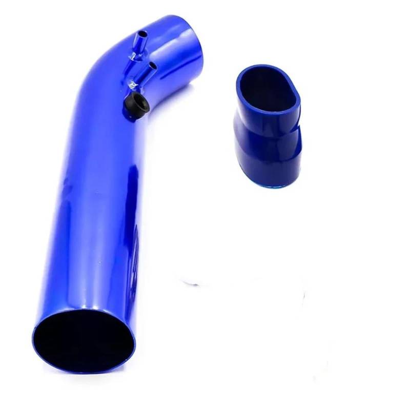 Ansaugrohr Für Auto-Luftansaugrohre Aluminium-Kaltluft-Ansaugrohr-Set Systemkanalrohr-Set Luftfilter Universell 76 Mm 350 Mm Lufteinläss(Blue) von Mingbereit