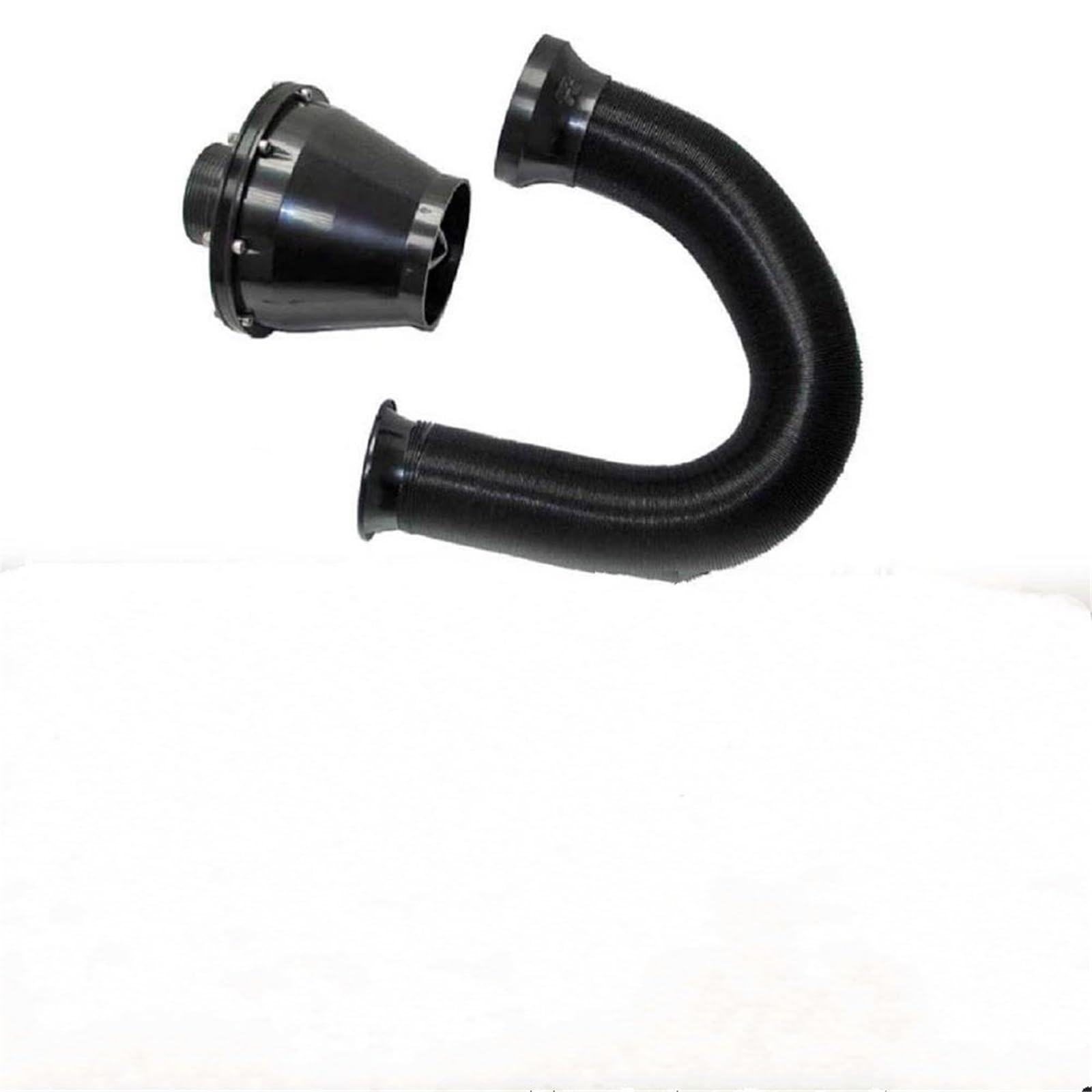 Ansaugrohr Für Luftfilter Pilzkopf Air Power Intake Faltenbalg Filter Für Auto Für SUV Flow Kaltlufteinlass Reiniger Trim 3 Zoll/76 Mm Lufteinläss(Black) von Mingbereit