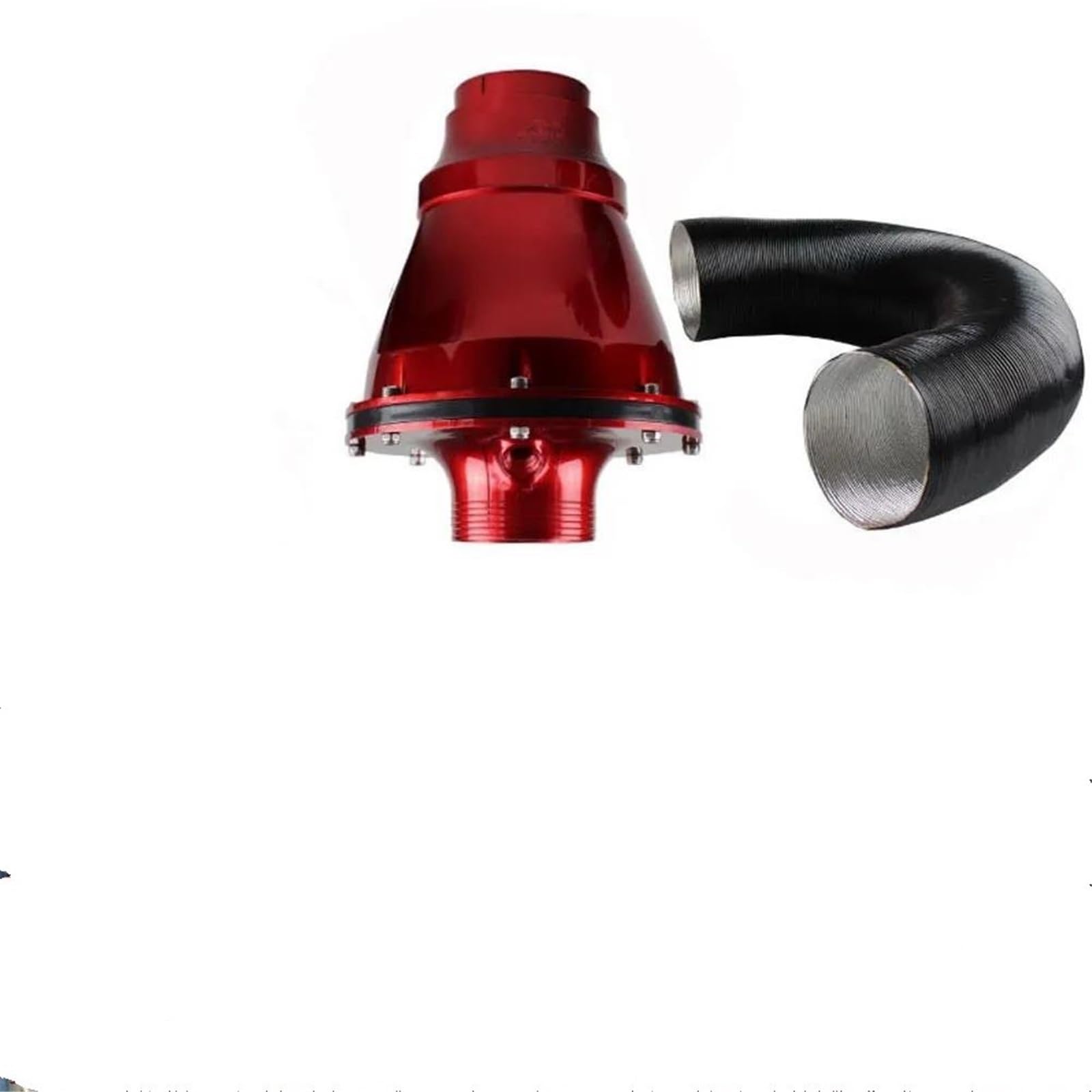 Ansaugrohr Für Luftfilter Pilzkopf Air Power Intake Faltenbalg Filter Für Auto Für SUV Flow Kaltlufteinlass Reiniger Trim 3 Zoll/76 Mm Lufteinläss(Red) von Mingbereit