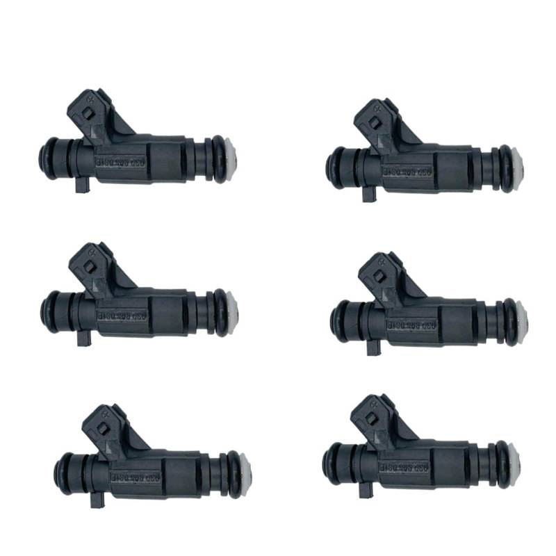 Auto Einspritzdüse 2/4/6/8 PCS Kraftstoff INJEKTOR FÜR VW FÜR SEAT FÜR Polo FÜR Lupo FÜR Arosa FÜR Ibiza 1,0 1,4 8V 0280155731 030906031E Einspritzdüse(6 PCS) von Mingbereit