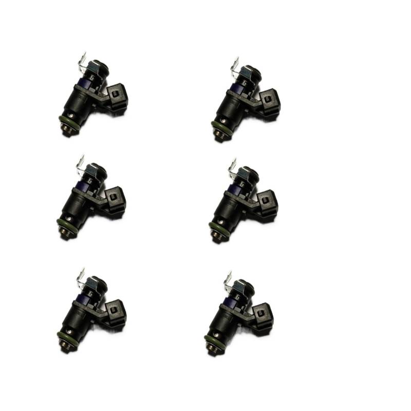 Auto Einspritzdüse 2/4/6/8 PCS Kraftstoff INJEKTOREN 8200511099 ITGM60 T Für MEGANEE 225 Sport R26 & R26R Einspritzdüse(6 PCS) von Mingbereit