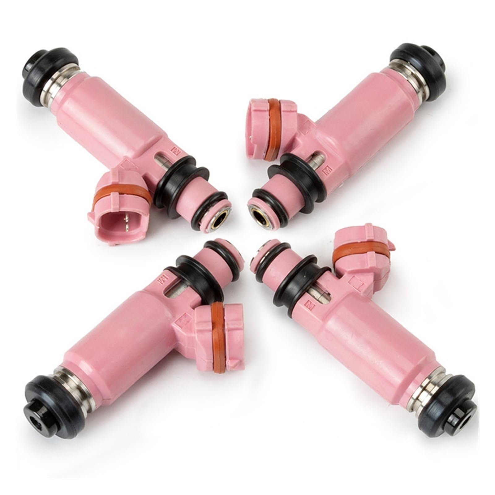 Auto Einspritzdüse 4 STÜCKE Rosa 565cc Kraftstoff Injektoren 16611-AA370 Für Subaru Für Impreza 2002-2006 OEM #16611AA370 195500-3910 1955003910 16611AA510 Einspritzdüse von Mingbereit