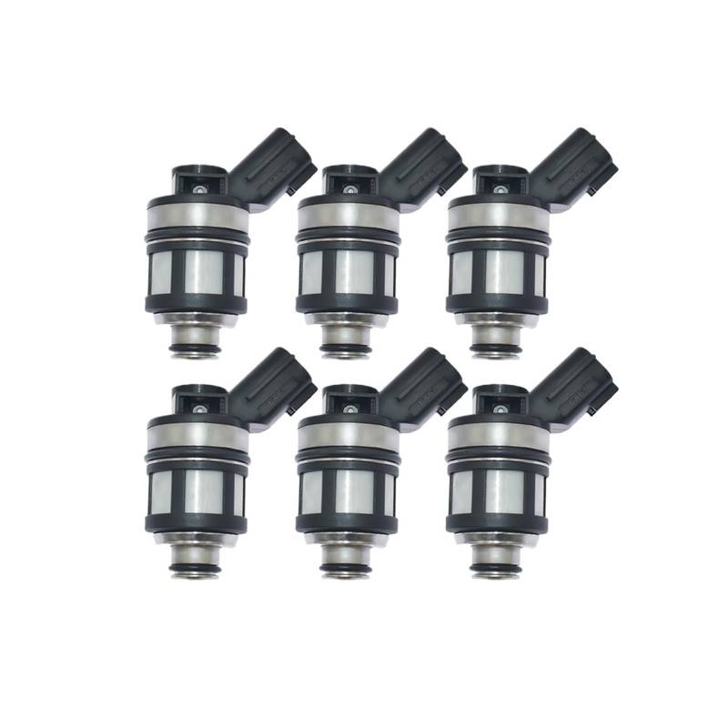 Auto Einspritzdüse Set Von 6 Kraftstoff Injektoren 16600-38Y10 JS23-1 Für Frontier Für Pathfinder Für Quest Für Xterra Einspritzdüse(6PCS) von Mingbereit