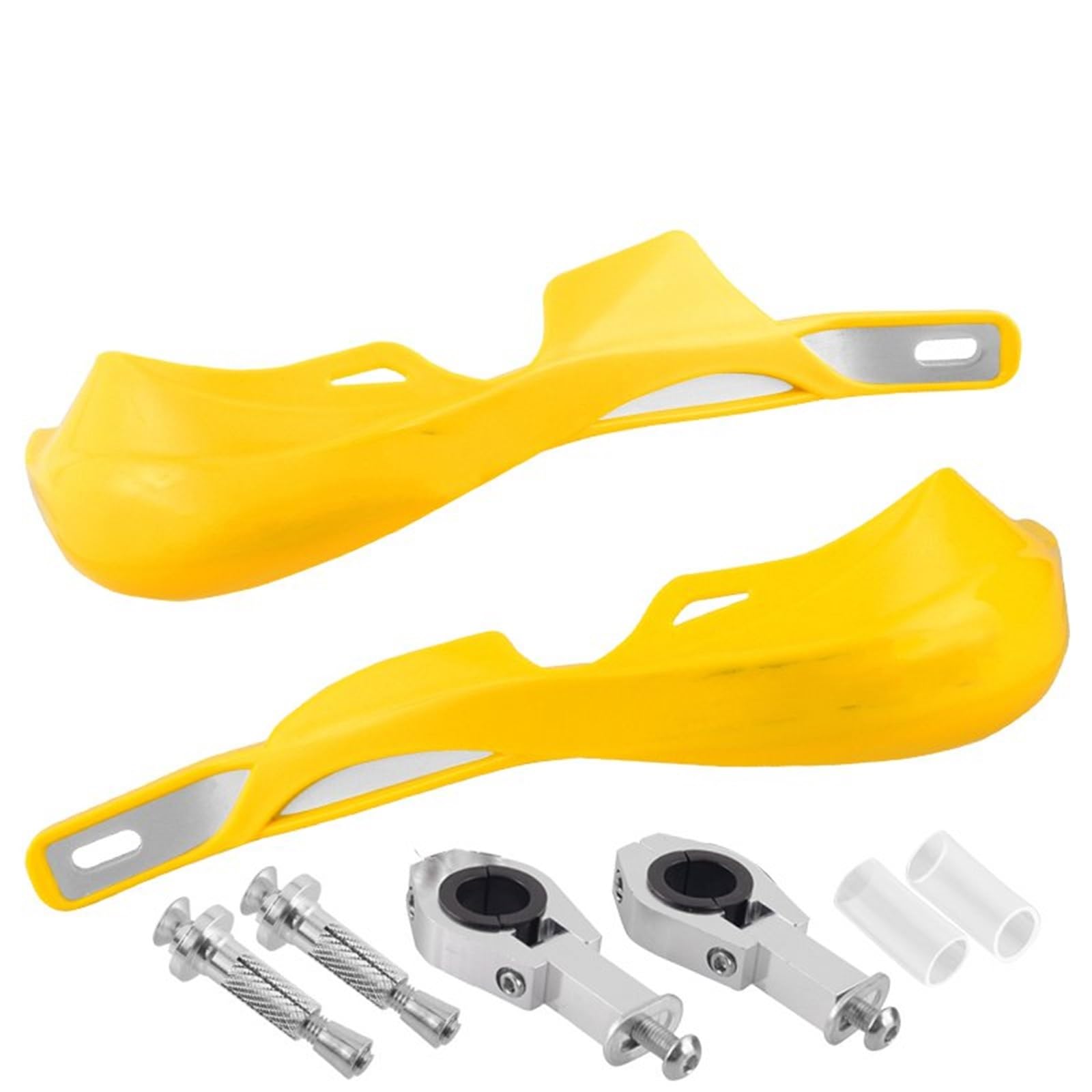 FÜR 22MM 28MM Lenkerschützer Motorrad Handschutzschutz Motorrad Handschutz Handprotektoren(Yellow 28) von Mingbereit