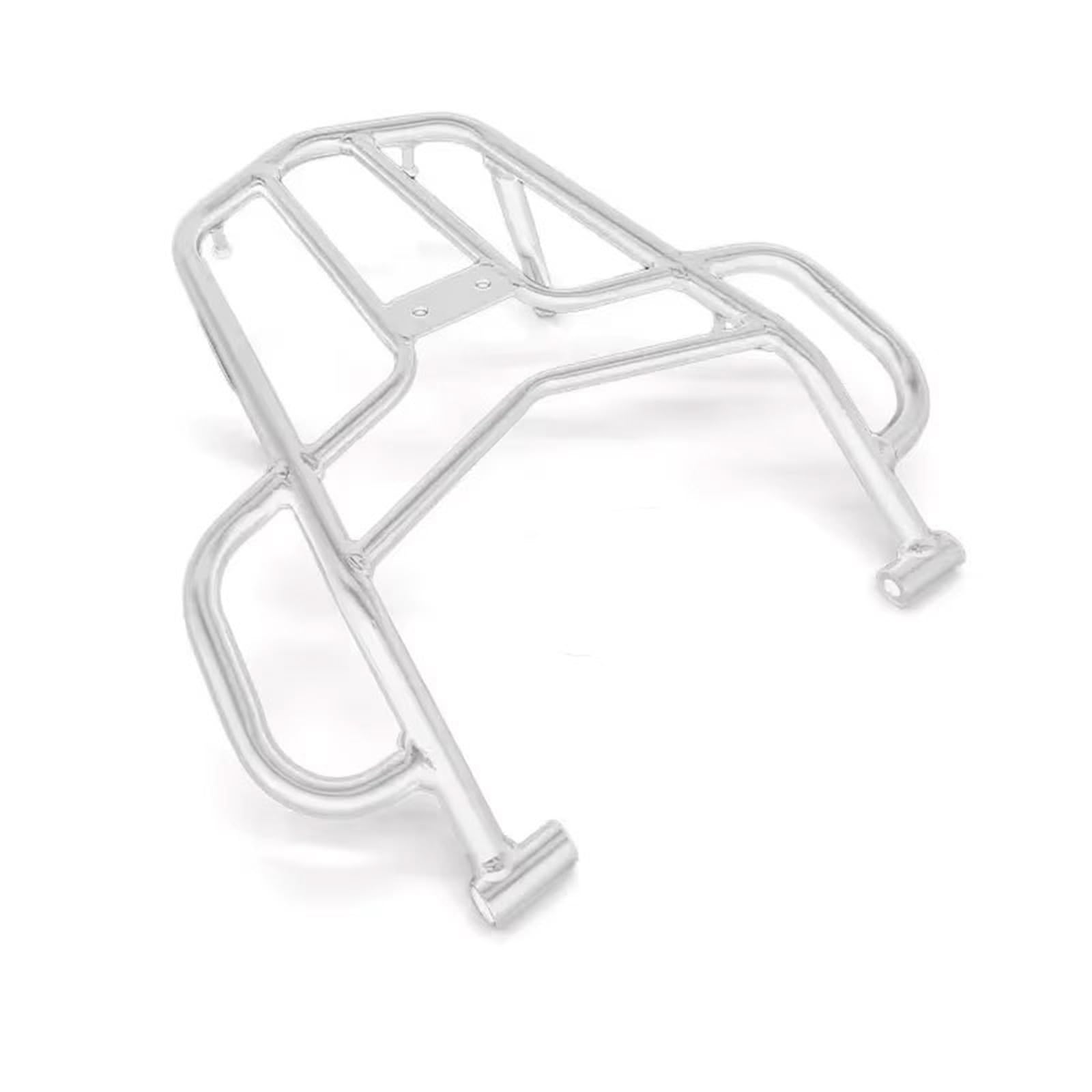 Hinterradgepäckträger Für CRF300L Für CRF 300 Für CRF300 L Für Rally 2021 2022 2023 Motorrad Hinten Gepäck Halter Gepäckauflage(Silver) von Mingbereit