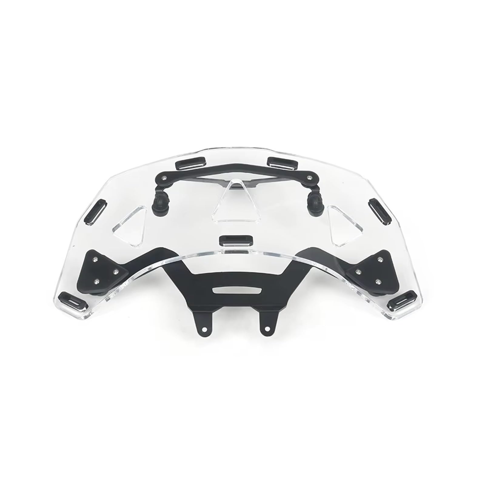 Hinterradgepäckträger Für K1600 Grand America Für K1600GA Für K 1600 Bagger 2017-UP Motorrad Hinten Tour Pack Regal Gepäck Rack Gepäckauflage(Transparent) von Mingbereit