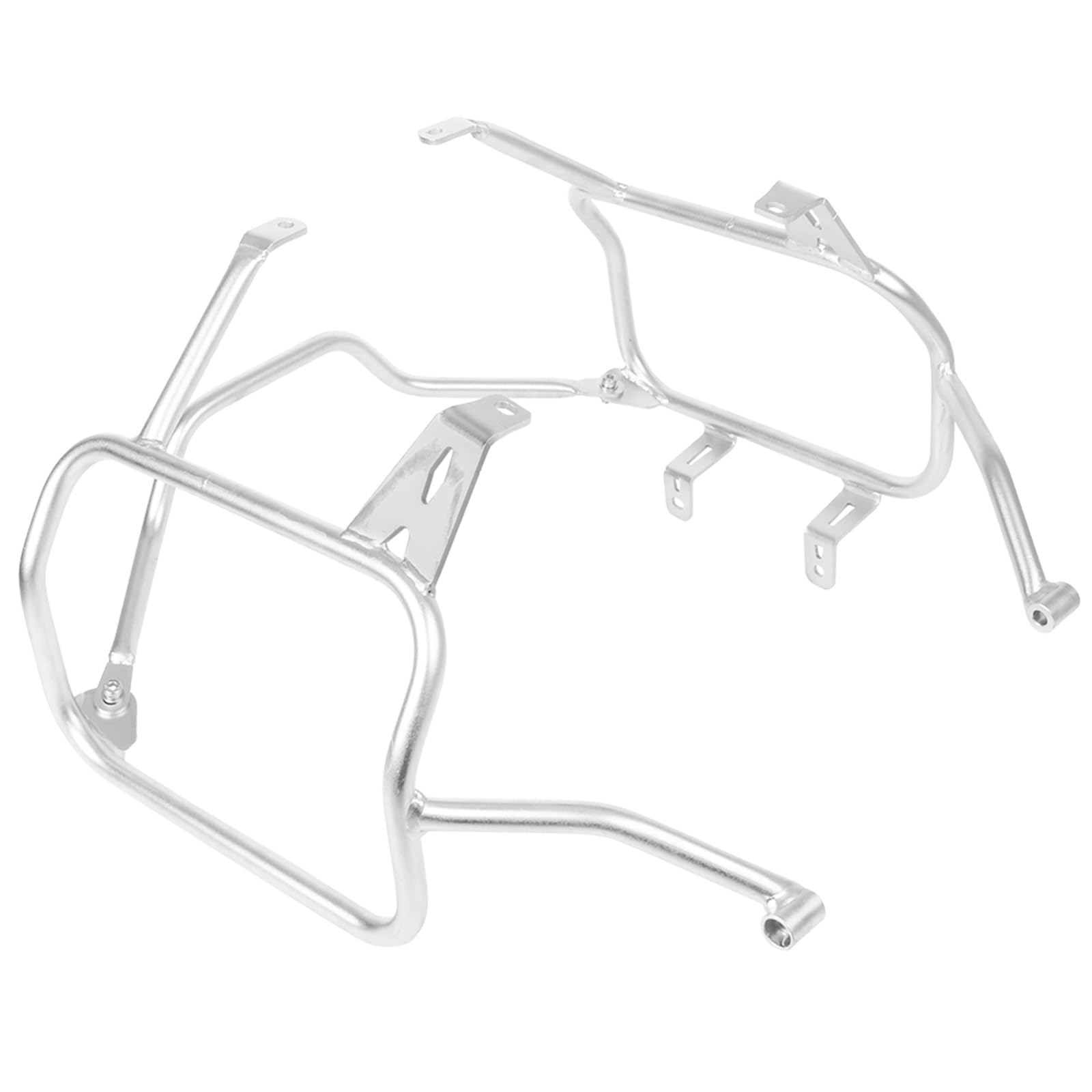 Hinterradgepäckträger Für VOGE Für 900DSX Für 900DS 2024 Motorrad Tasche Stamm Edelstahl Seite Gepäck Rack Gepäckauflage(Silver Pannier Rack) von Mingbereit