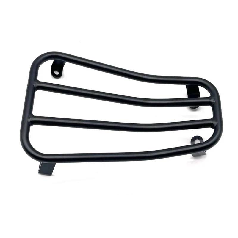 Hinterradgepäckträger Für Vespa Für GTS Für GTV 300 250 2008-2021 Für GTS250 Für GTS300 Für GTV300 Motorrad Vorne Fuß Pedal Gepäck Rack Gepäckauflage(Matte Black) von Mingbereit