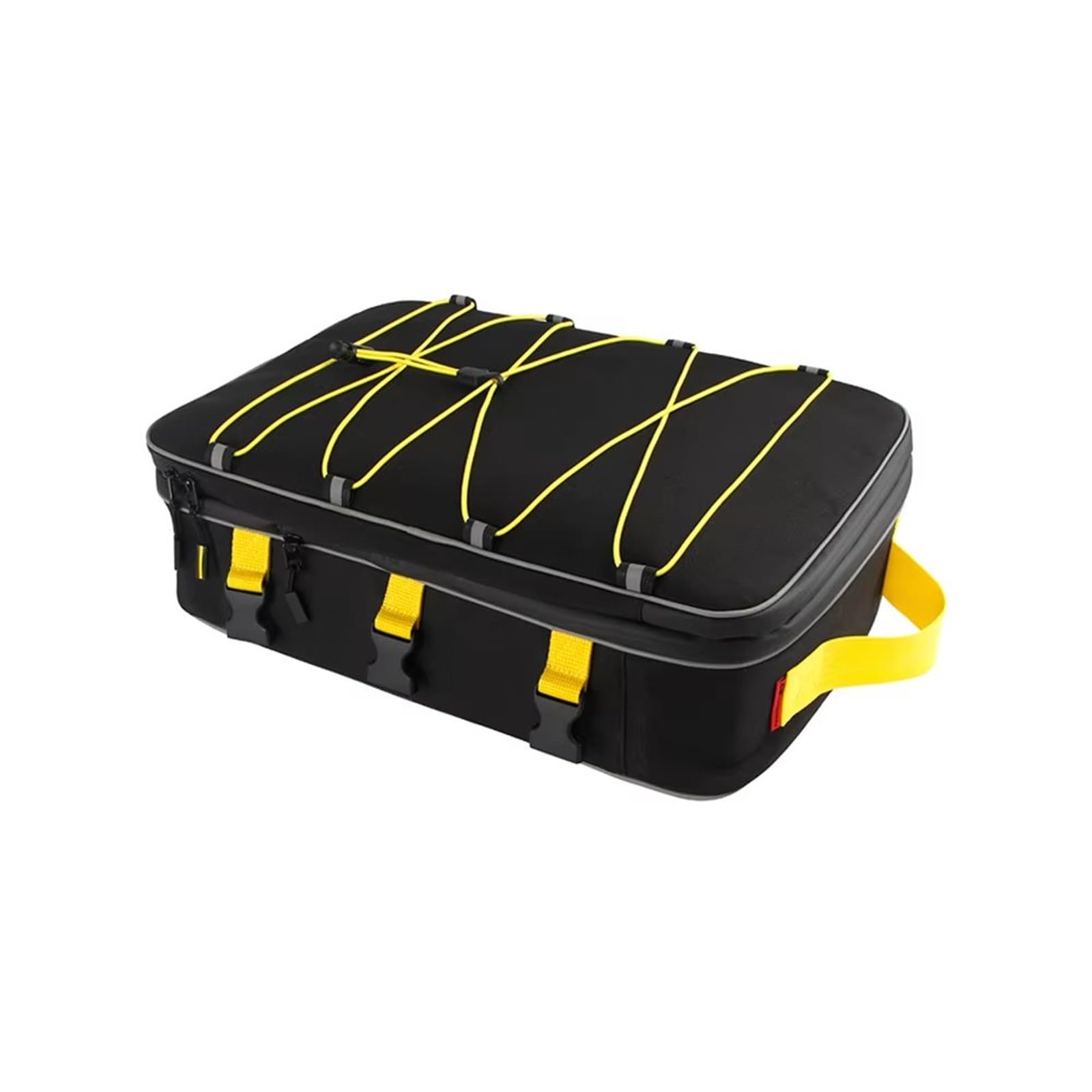 Hinterradgepäckträger Universal Side Rack Träger Aufbewahrungstasche Gepäck Taschen Box Packtaschen Tasche Für R1250GS Gepäckauflage(Yellow-1 Side Bag) von Mingbereit