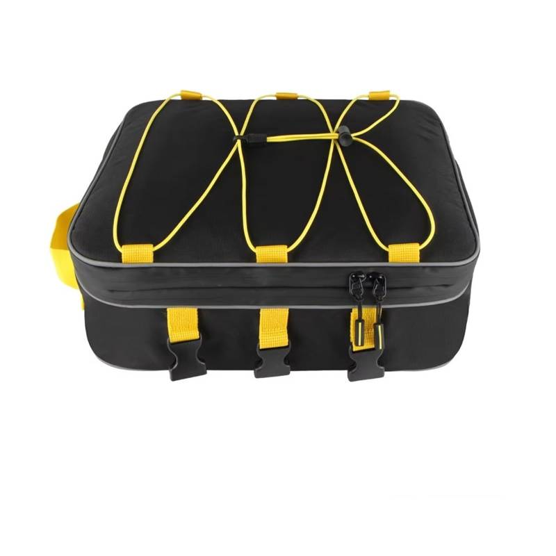 Hinterradgepäckträger Universal Side Rack Träger Aufbewahrungstasche Gepäck Taschen Box Packtaschen Tasche Für R1250GS Gepäckauflage(Yellow-1 Top Bag) von Mingbereit