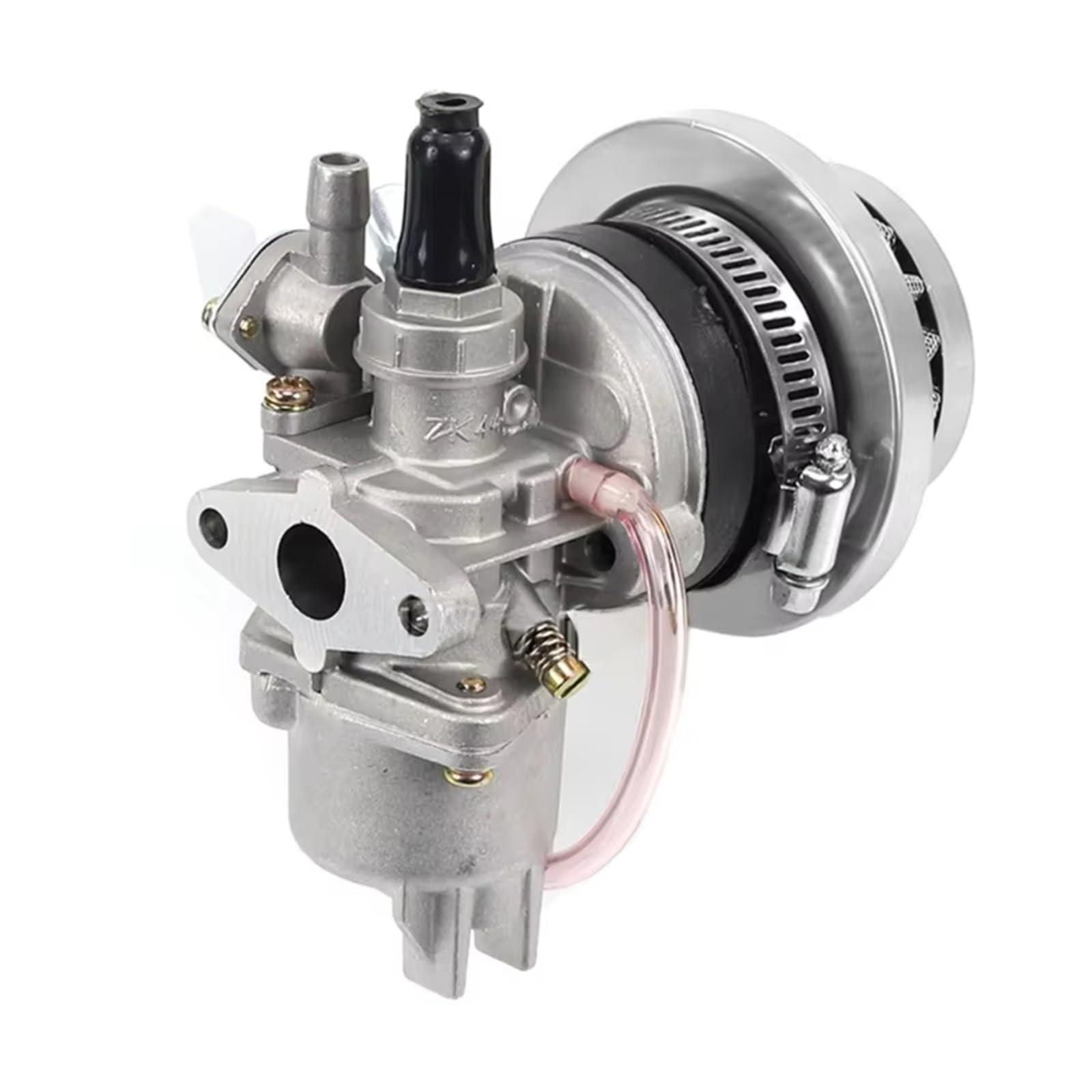 Motor Vergaser Für 2-Takt-49-cm³-Motoren Mit Benzinmotor Und Luftfilter-Vergaser Vergaser Carb(Silver) von Mingbereit