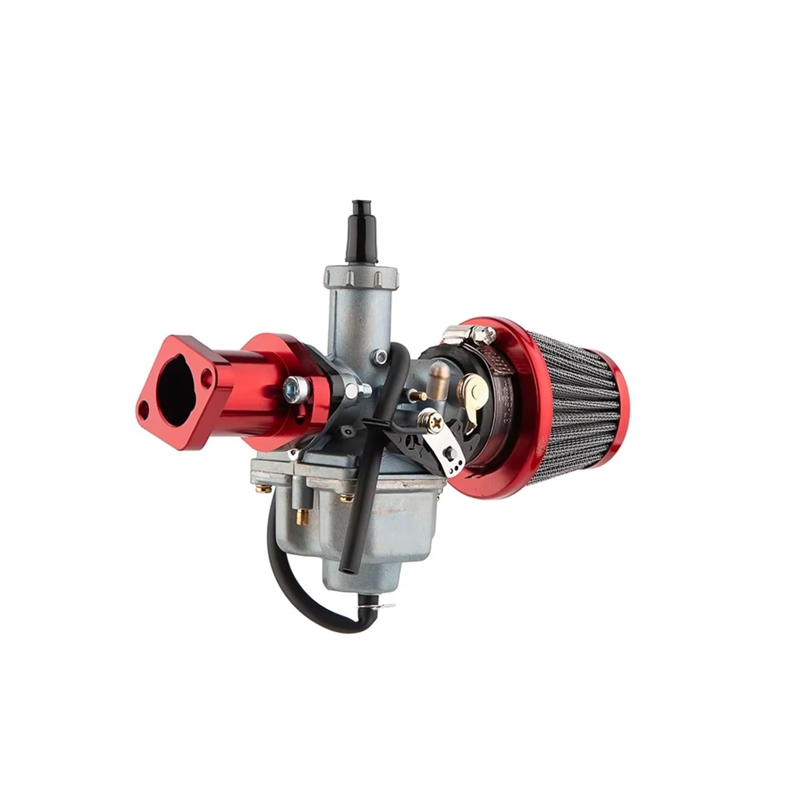 Motor Vergaser Für CB125 Für XL125S Für TRX250 Für TRX 250EX Für XR100 Für XR200 Für CG Für CB 125 150 Cc Motorrad ATV Quad Dirt Bike PZ26 Vergaser Kit Vergaser Carb(Pz26 Hand red) von Mingbereit