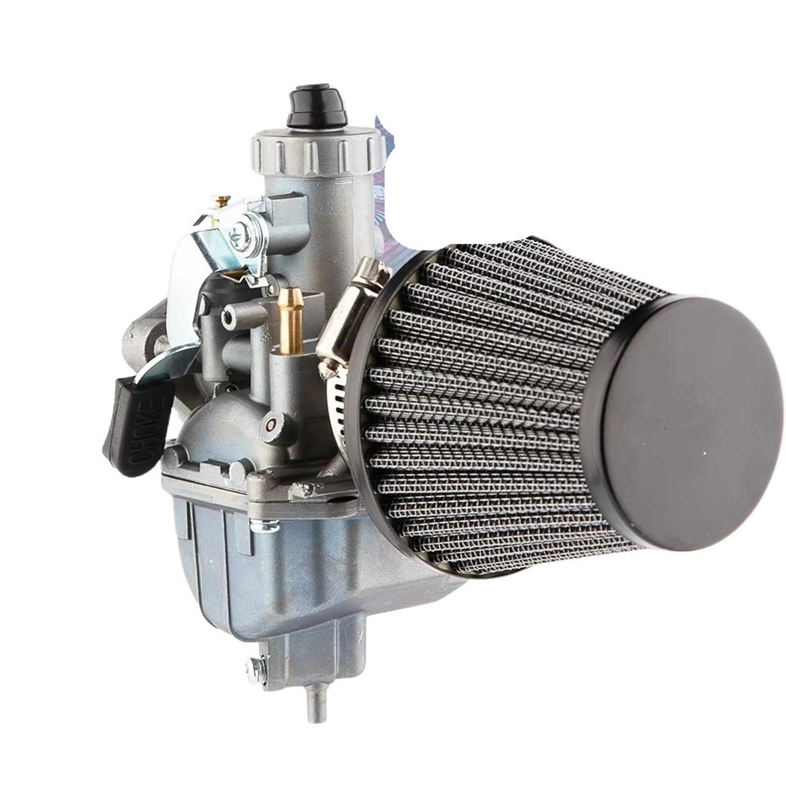 Motor Vergaser Für Predator 212cc 196cc Für CT200U Für BT200X Für KT196 Go Kart Für GX160 Für GX200 Motor Mini Bike Luftfilter VM22 26mm Vergaser Vergaser Carb(Black) von Mingbereit