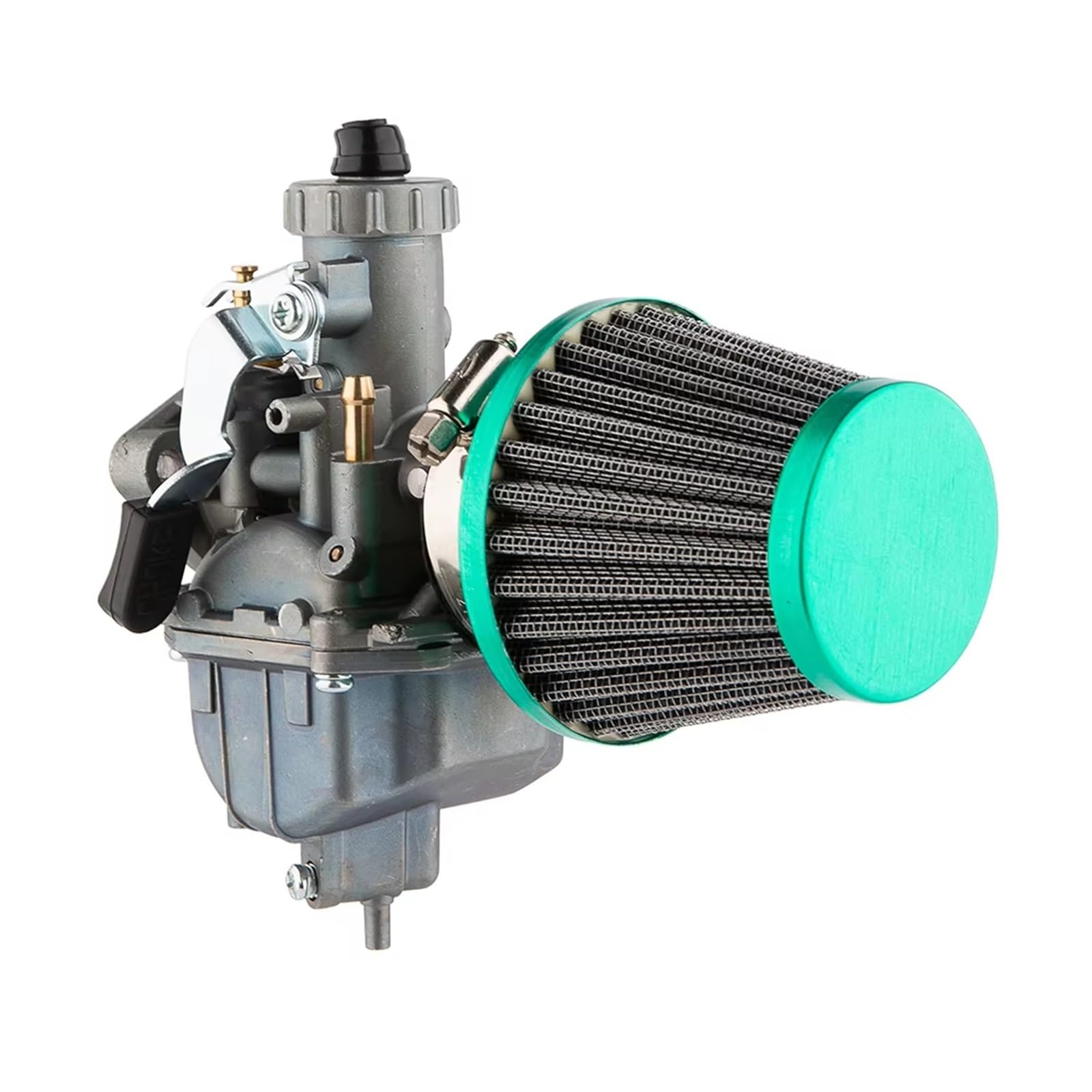 Motor Vergaser Für Predator 212cc 196cc Für CT200U Für BT200X Für KT196 Go Kart Für GX160 Für GX200 Motor Mini Bike Luftfilter VM22 26mm Vergaser Vergaser Carb(Green) von Mingbereit