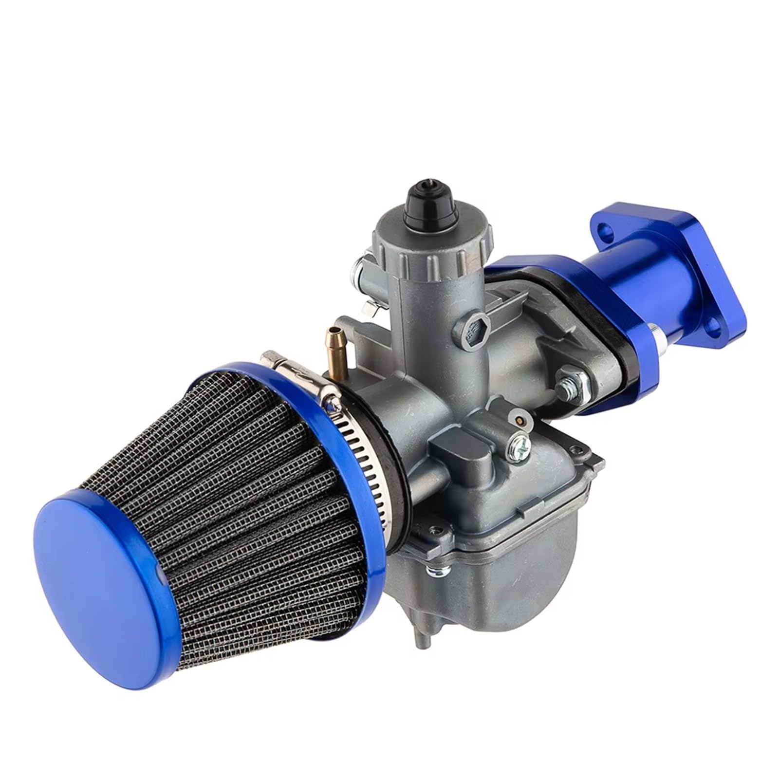 Motor Vergaser Für Predator 212cc 196cc Für Coleman Für CT200U Für BT200X Für KT196 Für GX160 Für GX200 Mini Bike 6,5 PS Luftfilter Vergaser Vergaser Carb(Blue) von Mingbereit