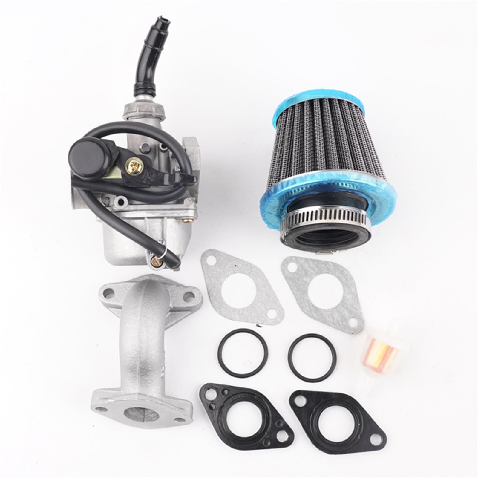 Motor Vergaser Für ST70 Für NH80 Für CT90 PZ19 Motorradvergaser Vergaser Carb(Pz19 Carburetor Set) von Mingbereit