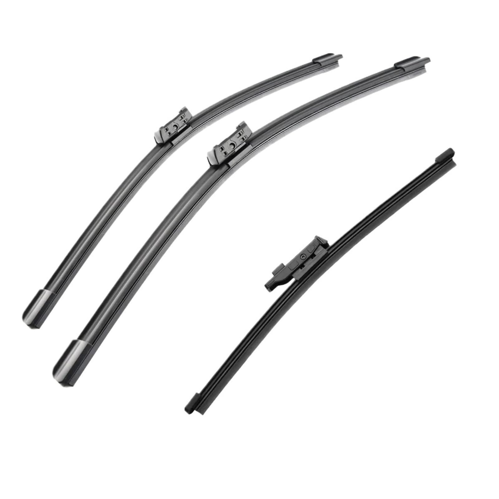 Scheibenwischer Für VW für Golf 8 2020-2021 26"+18"+10" Vorne Hinten Wischer Klingen Windschutzscheibe Windschutz fenster Cutter Zubehör 3PCS Wischerbl?tter von Mingbereit