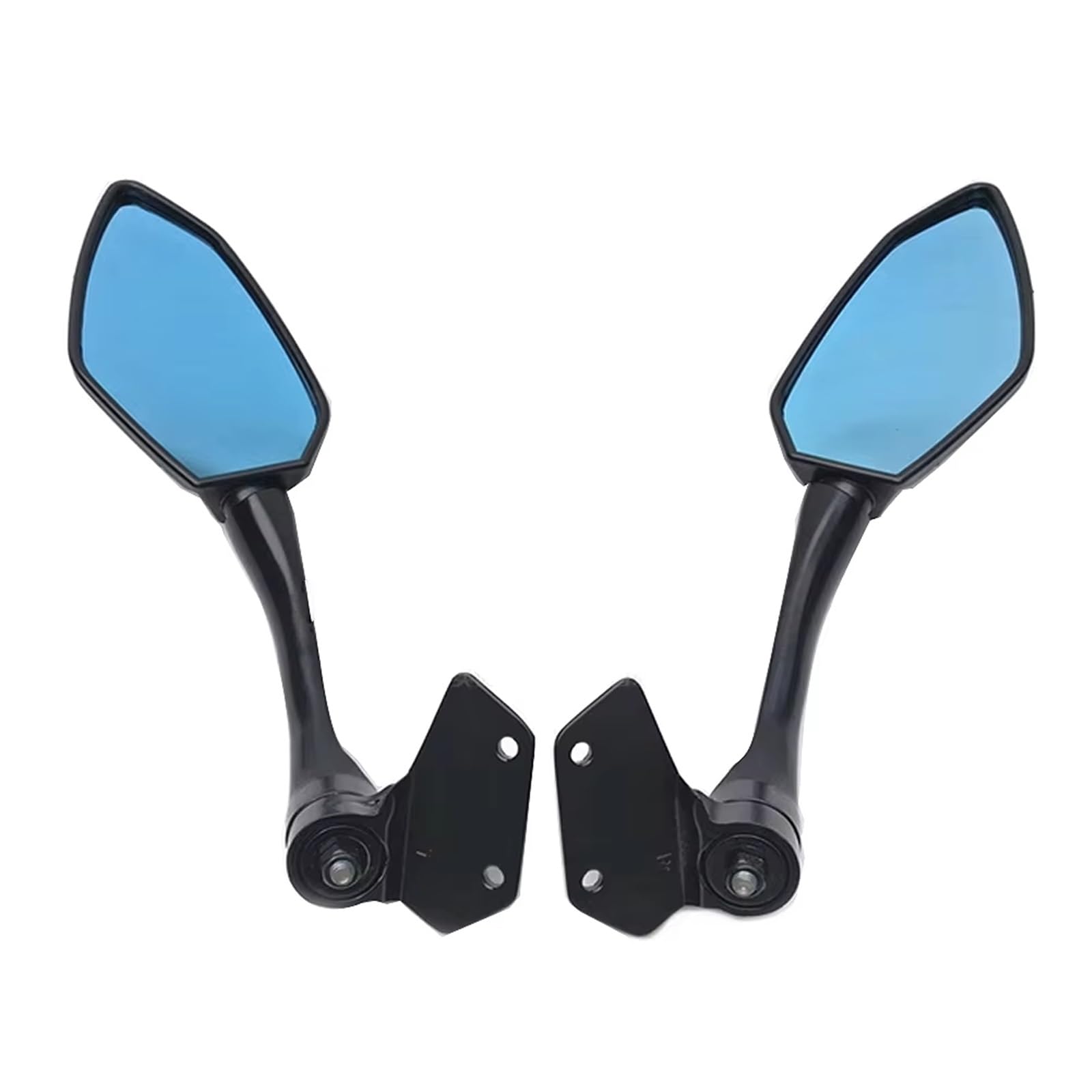 Seitenspiegel Für Cfmoto Für 250SR Für 300SR Für CF250-6/6A Motorrad Links Und Rechts Umkehr Spiegel Reflektor Motorrad Spiegel(Blue Glass) von Mingbereit