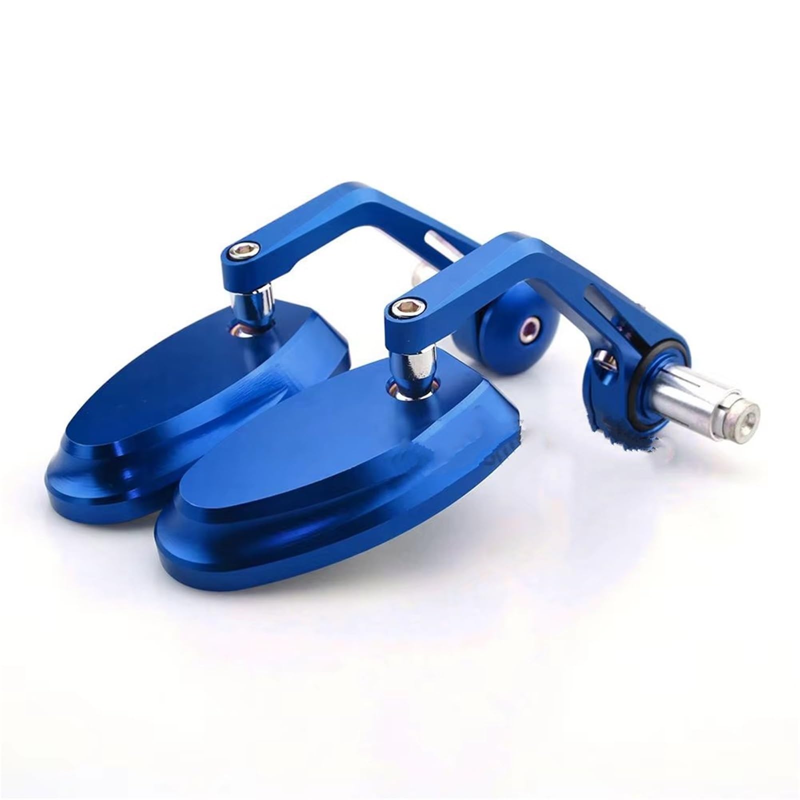 Seitenspiegel Für Für MT07 Für MT09 Universal 7/8 "22 MM Motorrad Lenker Bar End Konvexen Glas Rückspiegel Motorrad Spiegel(Blue) von Mingbereit