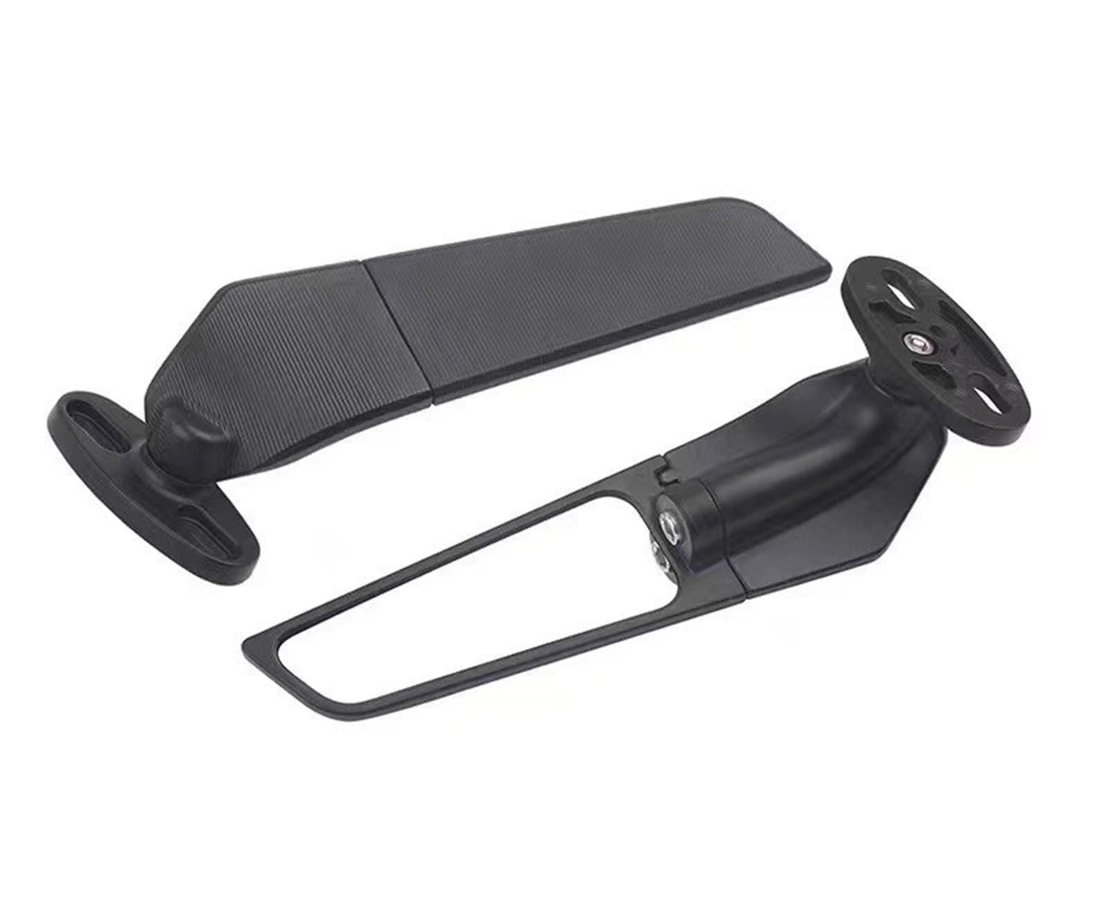 Seitenspiegel Für Für YZF R1 Für R3 Für R125 Für R25 Für R15V3 Für R1S Wind Flügel Seite Spiegel Rotierenden Retrovisor Motorrad Spiegel(L (Big Mirror)) von Mingbereit