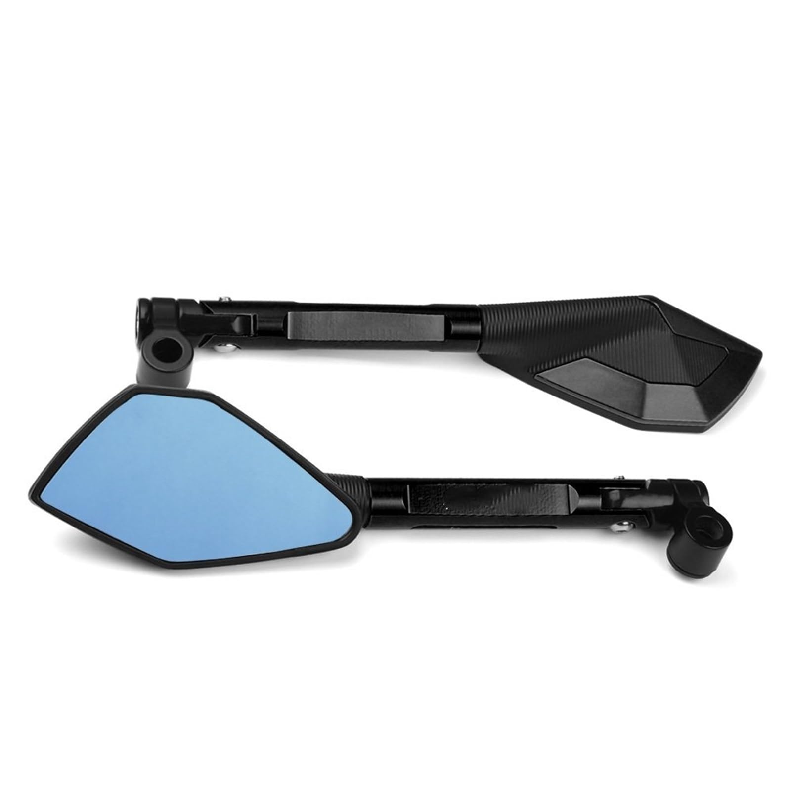 Seitenspiegel Für Hornet Für CB600F Für CB600 Für CB599 Für Goldwing Für Gl1800 Für Hornet 600 Motorrad Blau Anti-Glare Rückspiegel Motorrad Spiegel(Black) von Mingbereit