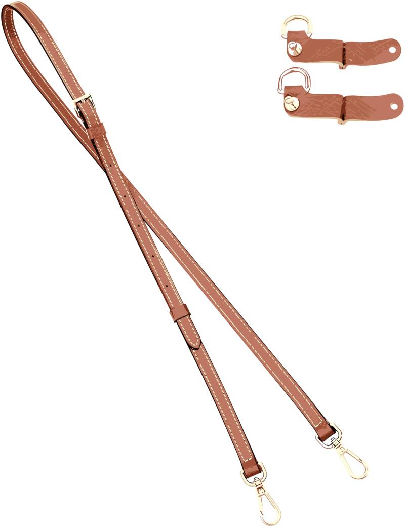 Schulterriemen FüR Taschen Tasche Schultergurt Riemen FüR UmhäNgetasche Lederriemen FüR Taschen UmhäNgegurt FüR Taschen Trageriemen FüR UmhäNgetasche Trageriemen Handtasche Riemen(Brown) von MingsunTan