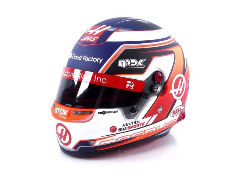 MINI Helmet 4100191 Miniaturauto, Weiß/Rot/Blau von MINI