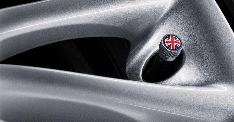 Original MINI Ventilkappen Union Jack von BMW