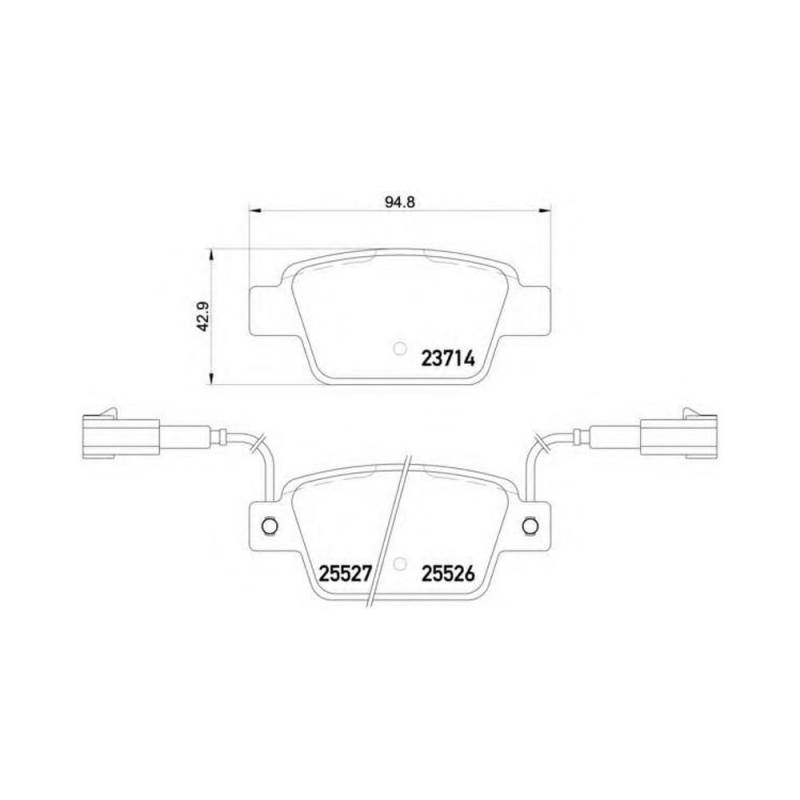 Mintex mdb3303 Scheibenbremse – Set von Mintex