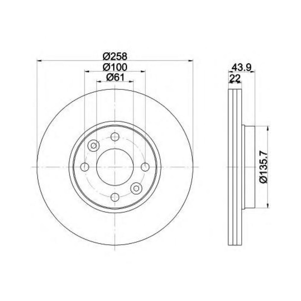 Mintex mdc2384 Bremsscheibe von Mintex