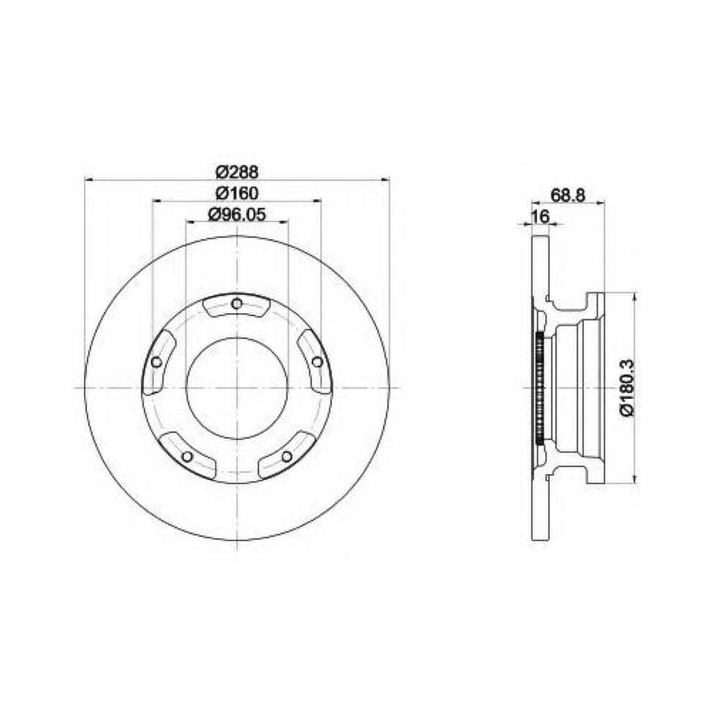 Mintex mdc2552 Bremsscheibe von Mintex