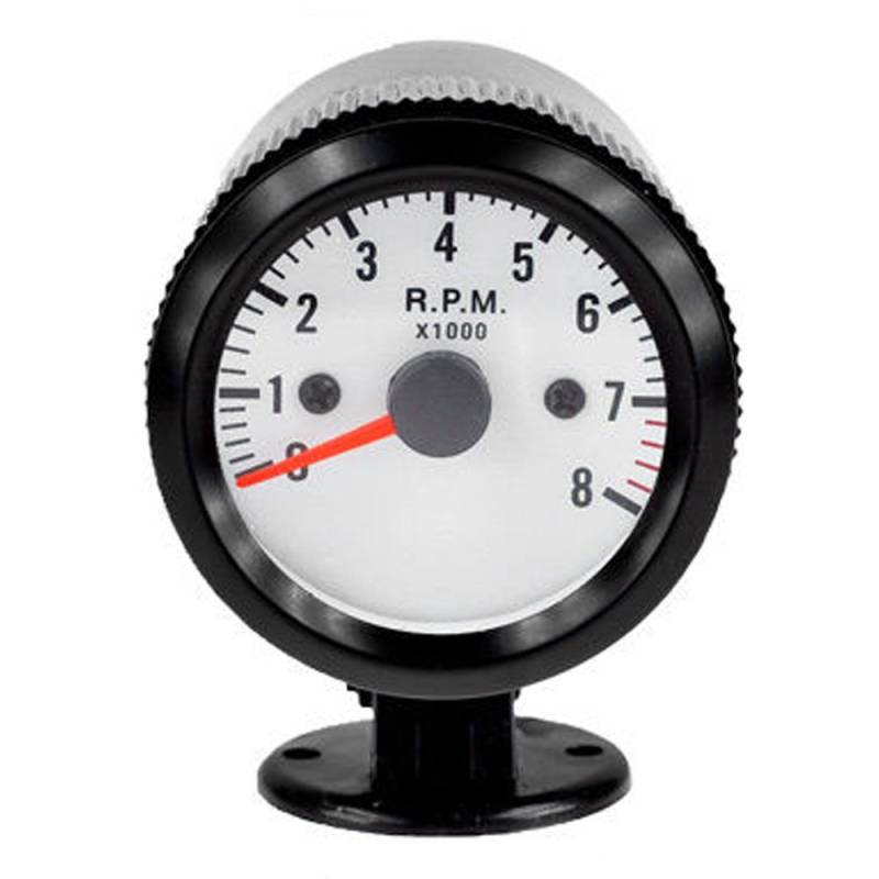 Mintice™ 2" 52mm Auto Drehzahlmesser Anzeige Universal Licht Anzeige Instrument RPM Gauge Messgerät von Mintice