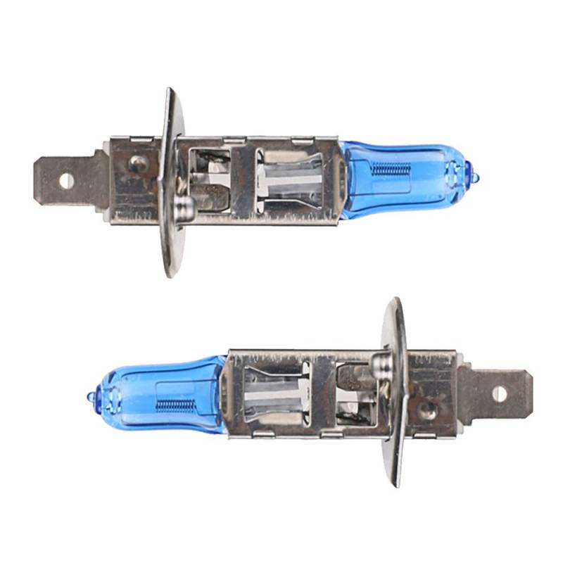 Mintice™ 2 X KFZ Auto H1 6000K Xenon Gas Halogen Scheinwerfer Weiß Licht Lampen Birnen 55W von Mintice