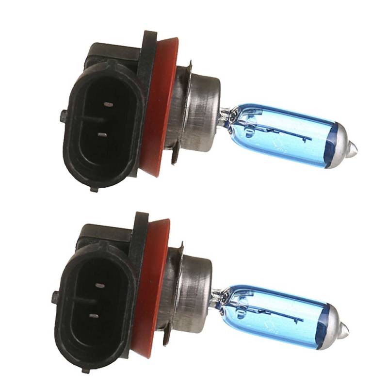 Mintice 2 x H11 6000 K Xenon-Gas-Halogen-Scheinwerfer, Ersatzlampe, Weiß, 55 W von Mintice