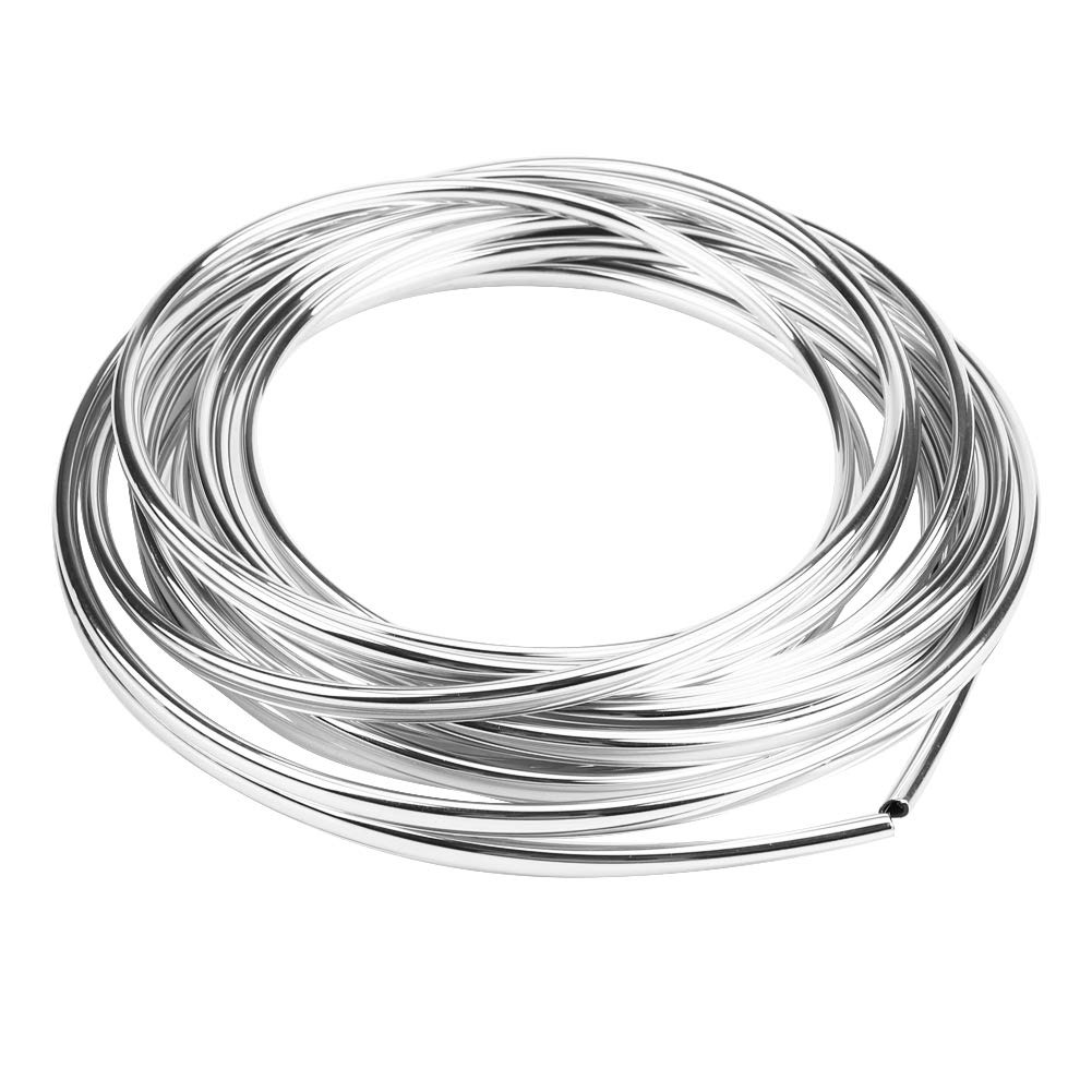 Miosugo Automotive Kantenschutzleiste, 6M Silver Automotive Edge Trim, U-förmige Automotive Türkantenschutzleiste von Miosugo