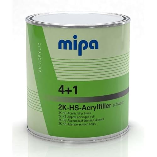 Mipa 4+1 Acrylfiller HS Füller schwarz, 3Ltr. f. Mischregal von Mipa