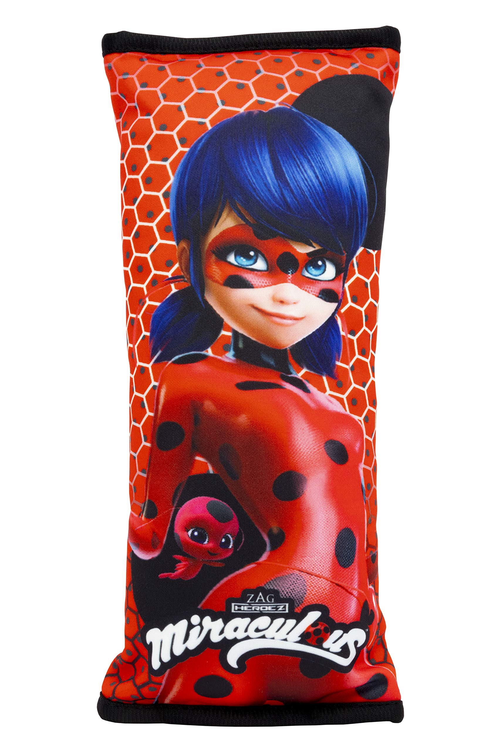 Miraculous Ladybug LADYB106 Gürtelkissen Größe XL Reiseauto Cat Noir, Rot, Universal von Ladybug