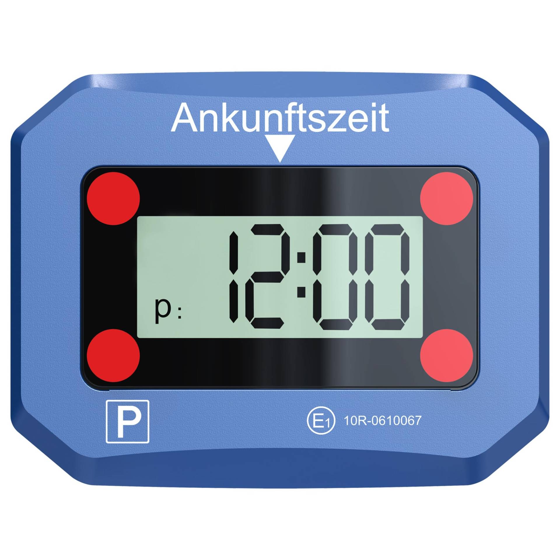 Miraval Digitale Parkscheibe, Intelligentes Parken, LCD-Anzeige, automatisch, elektrische Parkuhr, von Miraval