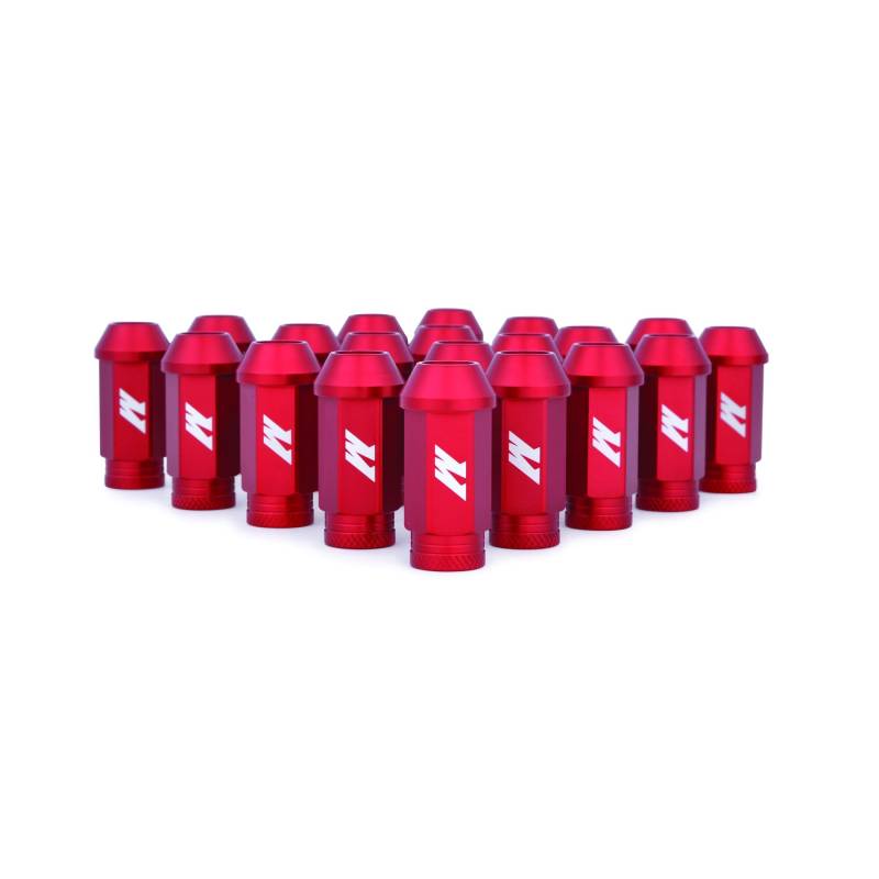 Mishimoto MMLG-125-LOCKRD Aluminium Locking Lug Muttern, M12 x 1,25, Rot von Mishimoto