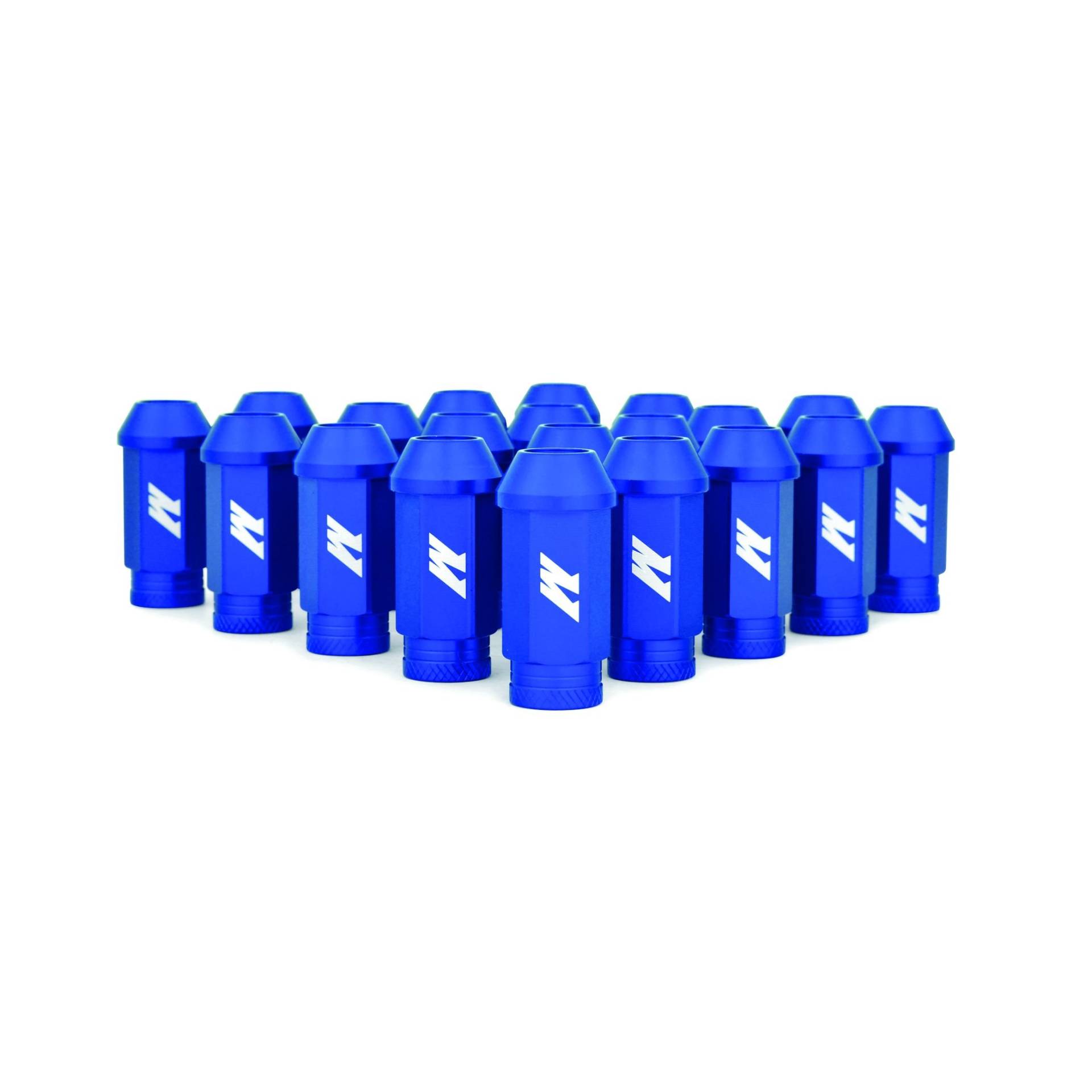 Mishimoto MMLG-15-LOCKBL Aluminium Locking Lug Muttern, M12 x 1,5, Blau von Mishimoto