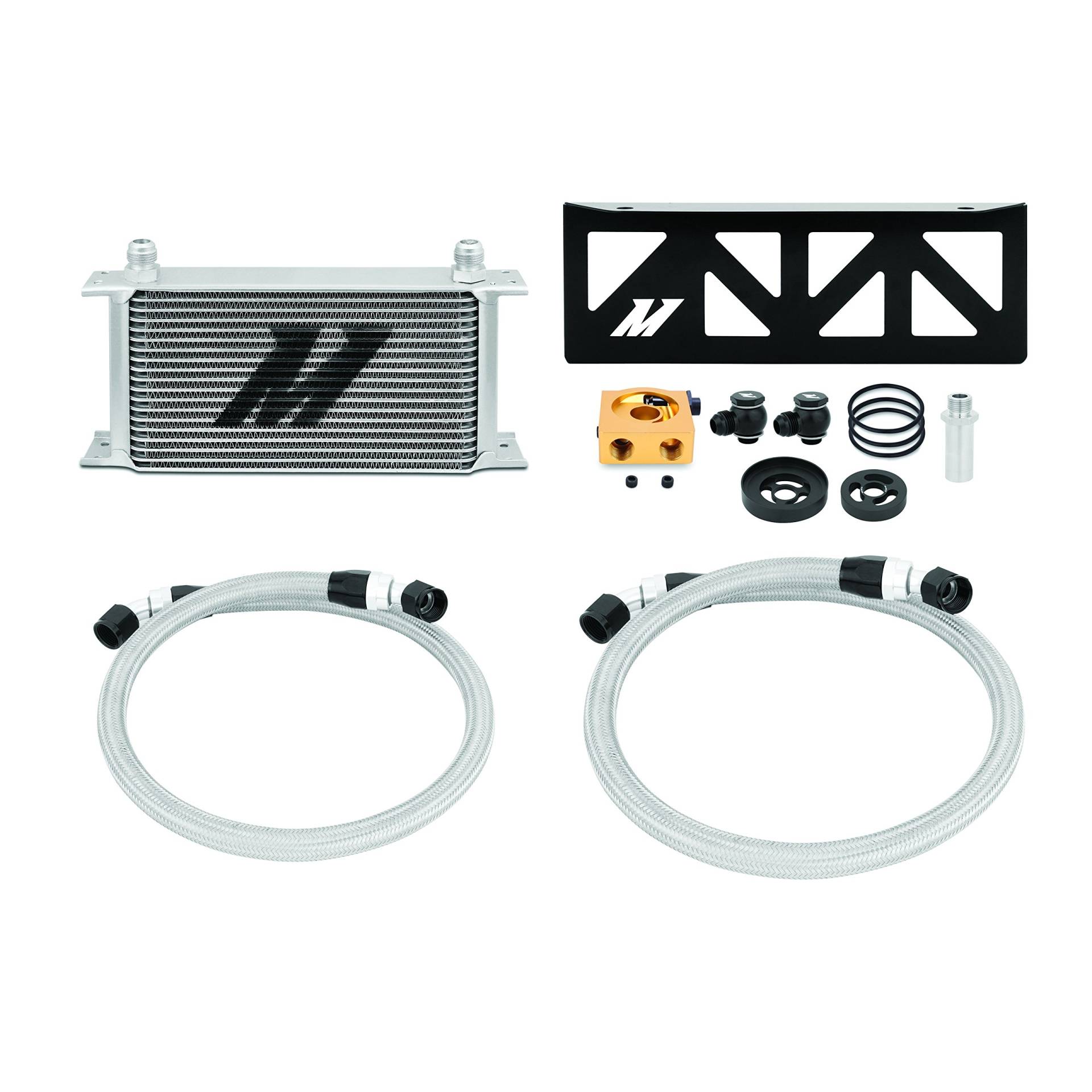 Mishimoto MMOC-BRZ-13T Ölkühler-Set, thermostatisch, kompatibel mit Subaru BRZ Scion FR-S 2013+ Silber von Mishimoto