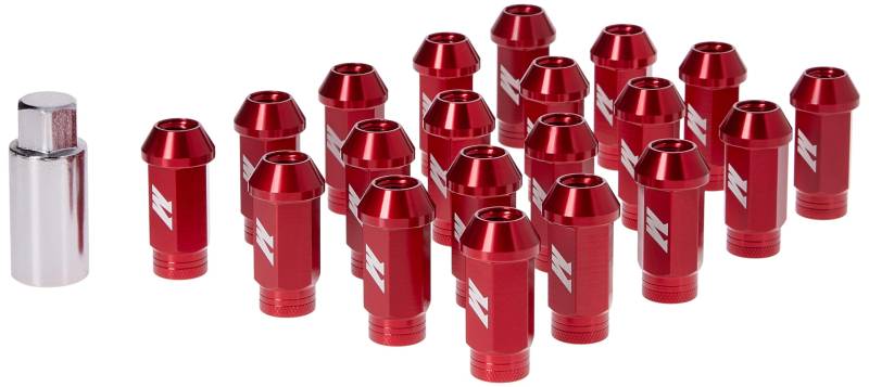 Mishimoto mmlg-15-lockrd Aluminium Locking Lug Muttern, M12 x 1,5, rot von Mishimoto