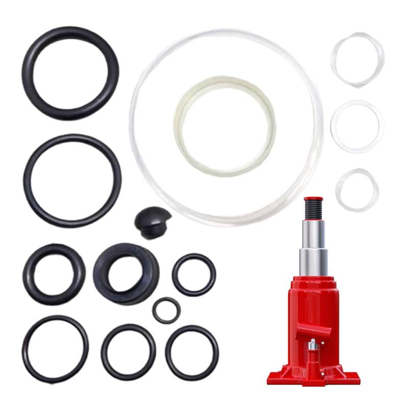 Missmisq Floor Jack Seal Austausch Kit, Bodenbuchsergebäude -Kit | O Ring Horizontal Jack Zubehör komplette Set | Standard -Autoreparaturzubehör für professionelle Mechaniker und Enthusiasten von Missmisq