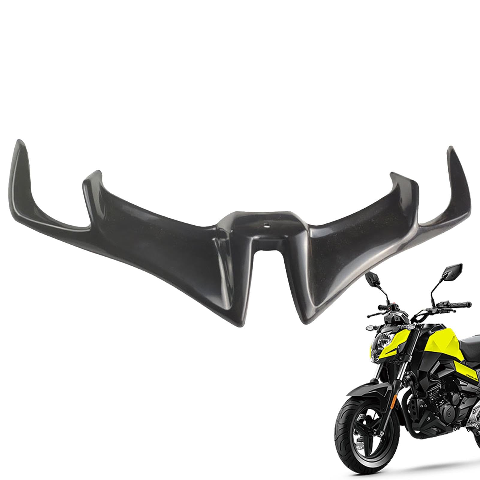 Missmisq Motorrad-Spoiler, aerodynamische Winglets für Motorräder - Aerodynamisches Winglet der Frontverkleidung | Fester Windflügel, Seitenspoiler, dynamischer Flügelspoiler, Motorradzubehör von Missmisq
