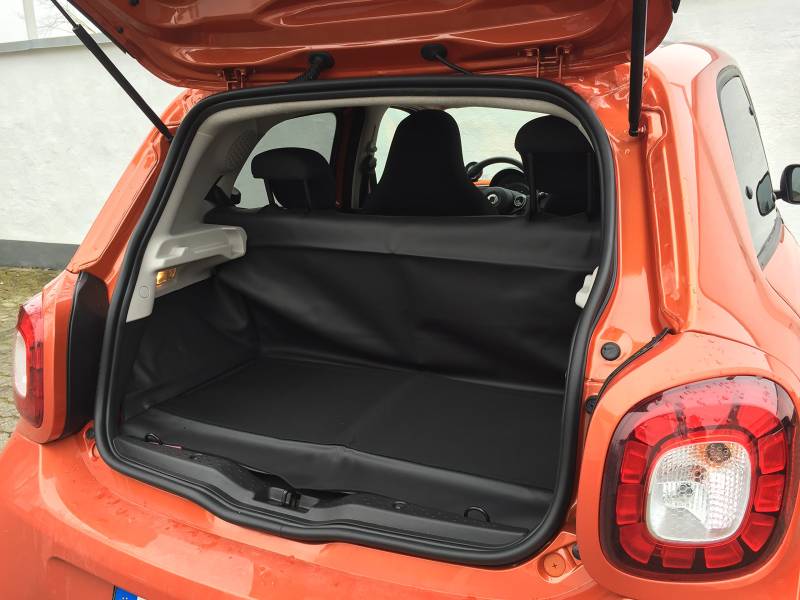 MisterDotCom Kofferraumabdeckung/Schutz Hundeschutzdecke Hundeschutz smart forfour 453 von MisterDotCom