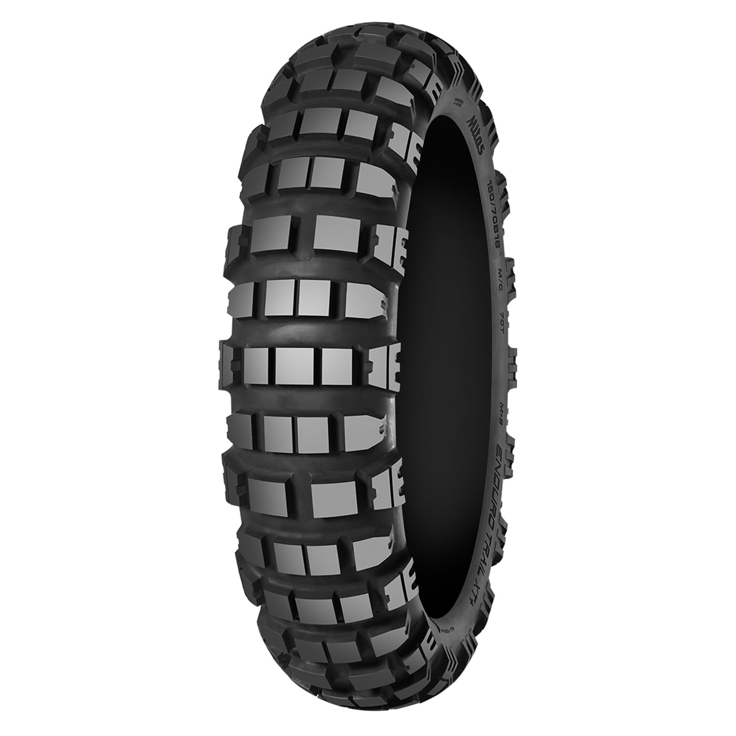 MITAS Motorradreifen 170/60 B 17 M/C TL/TT 72T ENDURO TRAIL XT DAKAR (2xYELLOW) M+S (IND) von Mitas