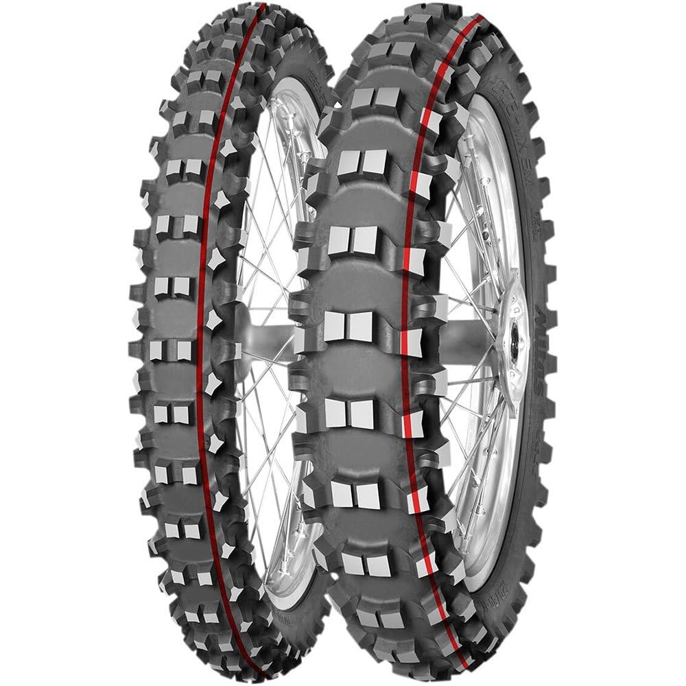 MITAS Motorradreifen 80/100-21 TT 51M TERRA FORCE-MX SM (RED-YELLOW) (SOFT/MEDIUM) NHS (SLO) von Mitas