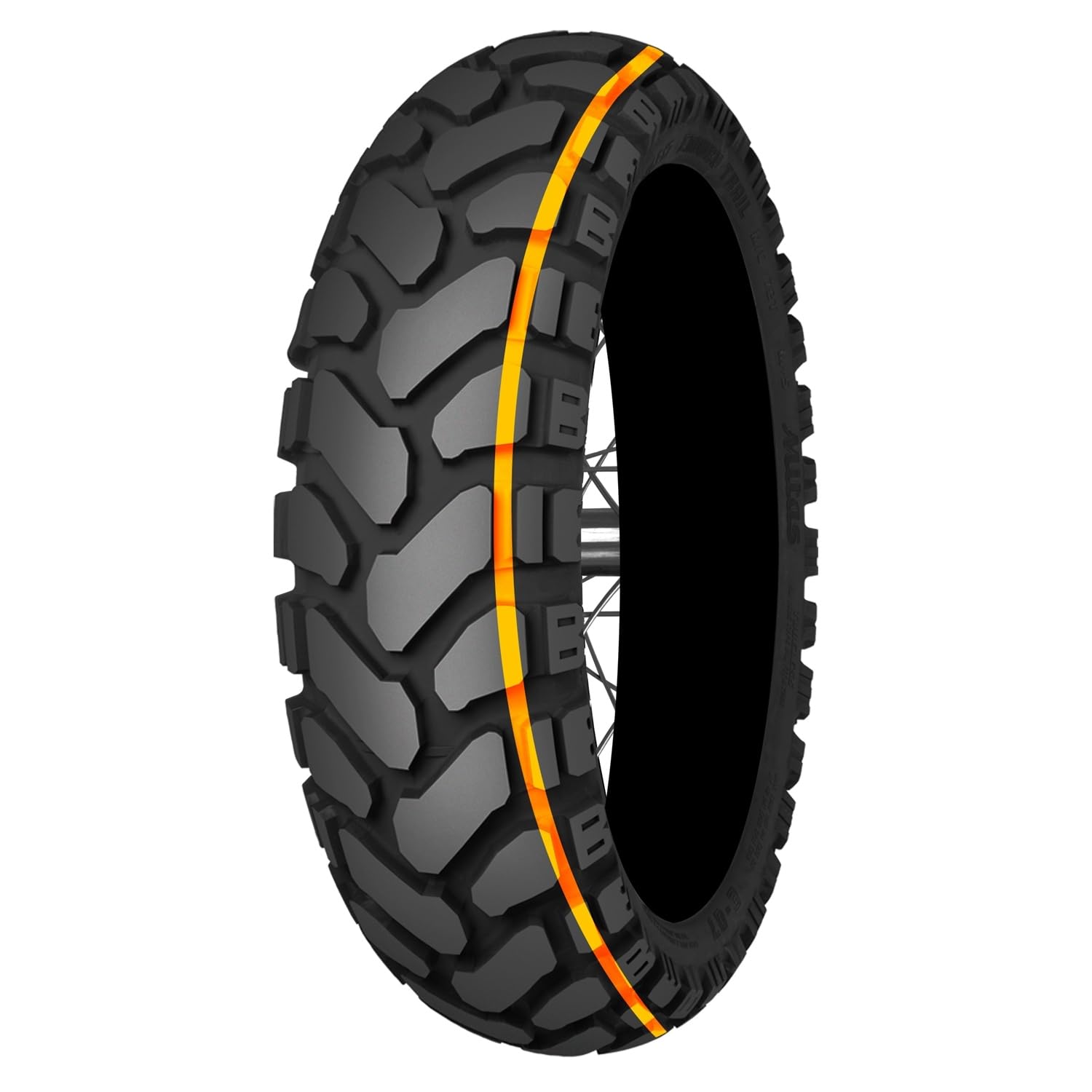 MITAS Sommerreifen 150/70 B 17 M/C TL/TT 69T ENDURO TRAIL XT+ DAKAR (2xYELLOW) M+S (IND) von Mitas