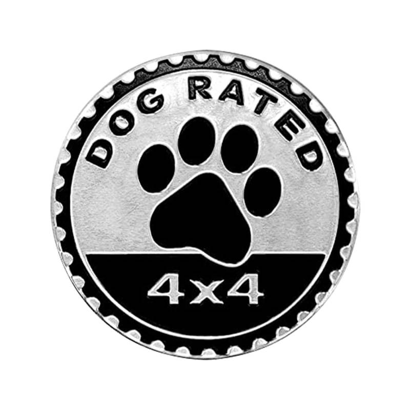 ZD und Steel SUV Anti F Dogs Badge Rated Metal Tsar Emblem für Wrangler von Mivanta